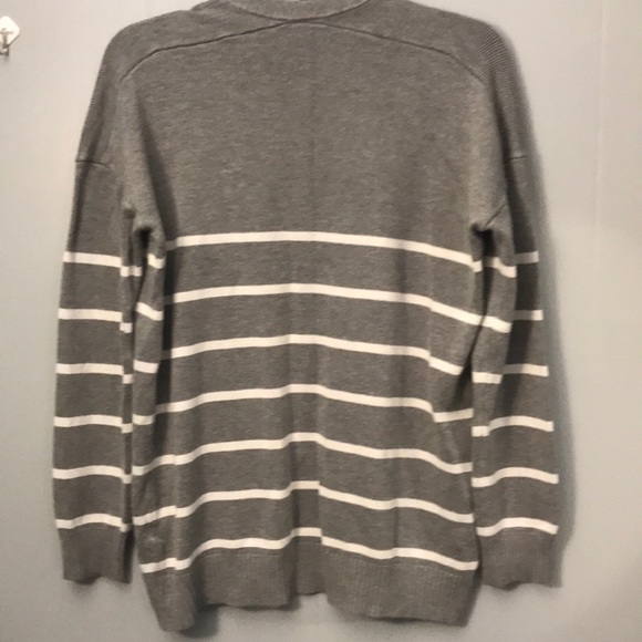 Evolution women’s cardigan sweater. Gray sz L - Picture 3 of 7